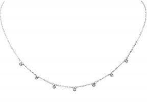 Diamond 7-Station 16-18" Necklace
